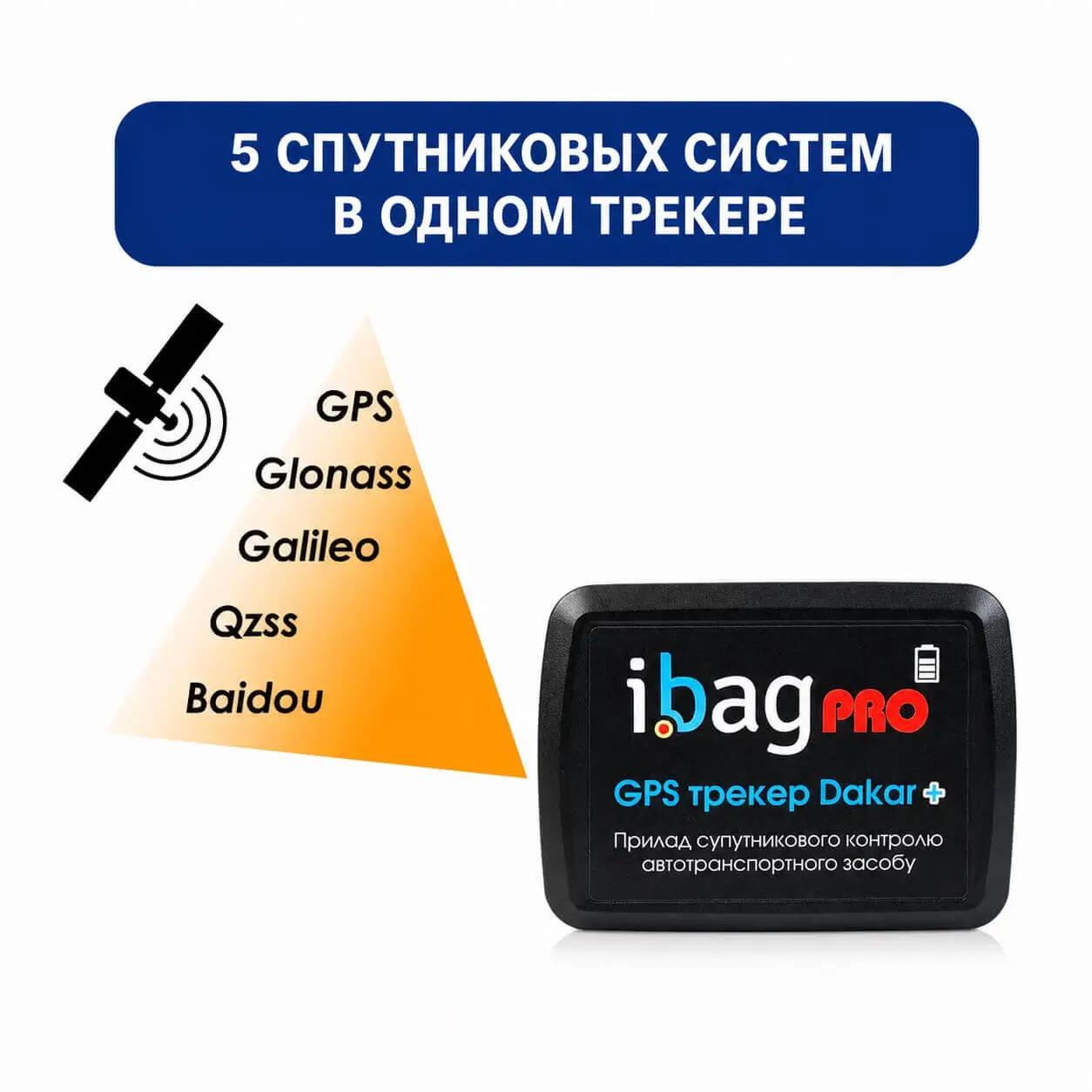 GPS-трекер ibag Dakar PRO Plus — мобильное приложение